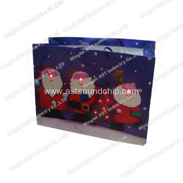 Recordable Gift Bag, LED Light Bag, Music Gift Bag